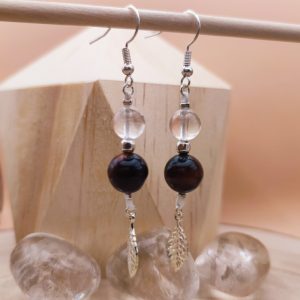 Boucles d'oreilles "Feuilles 8-6" - plusieurs déclinaisons